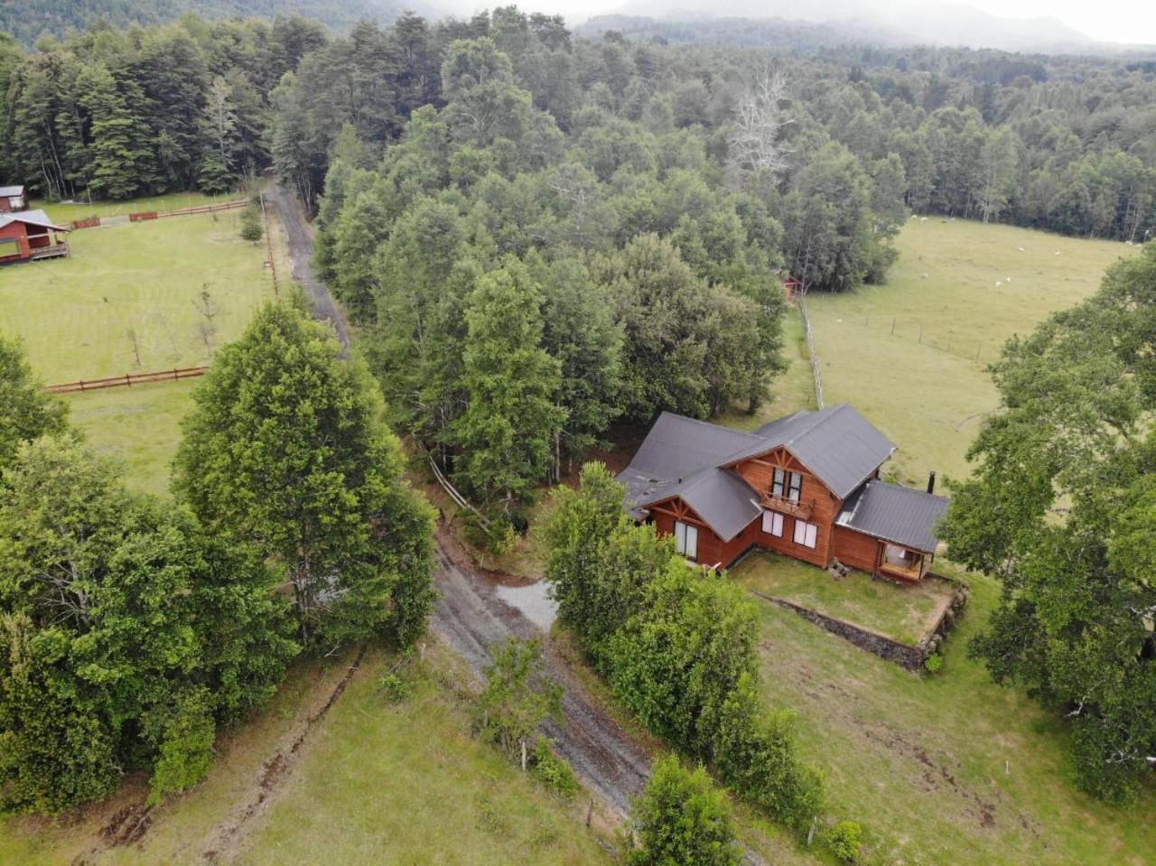 Cabanas Los Canelos Hermosa Granja En Pucon Exterior photo